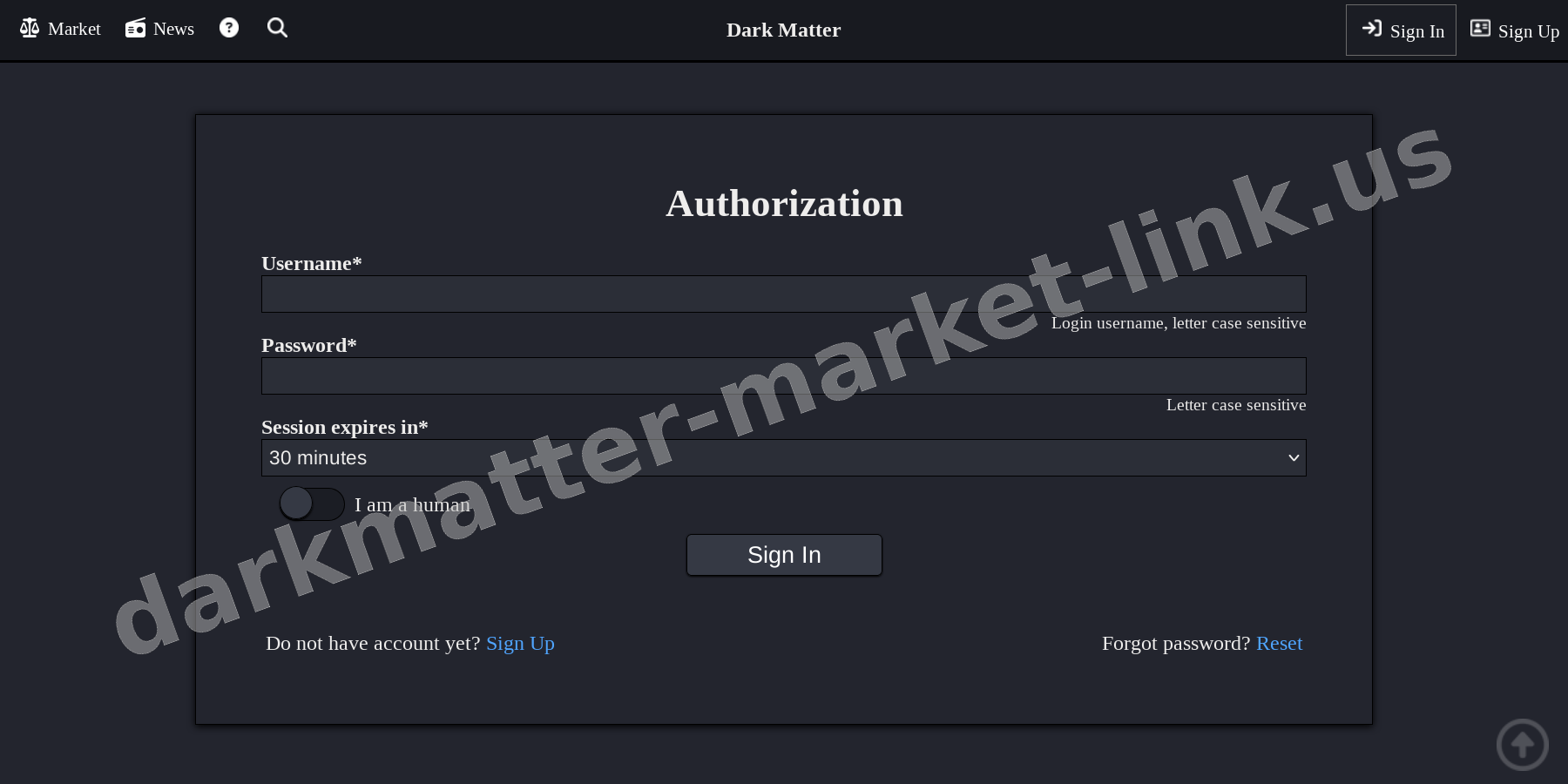 User Login Interface